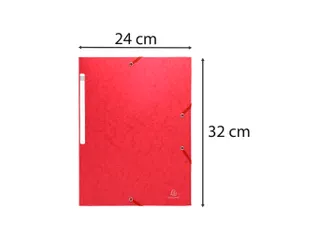 Elastomap glansk.600 Scotten 3klep rood - 6