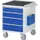 gereedschapswagen 795x580x650mm metaalblad 450kg 4 laden RAL5010