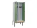 locker met bank,voor scheiding van kleding,HxBxD 2120x800x815mm,2vak