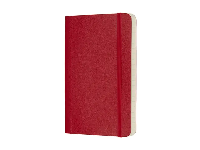Carnet de notes A6 Moleskine Couverture souple rouge