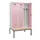 locker met bank,voor scheiding van kleding,HxBxD 2120x1200x815mm,3vak