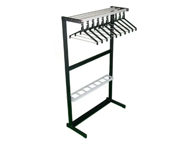 Garderoberek 10Kledinghangers Hoedenplank Enkelzijdig Parapluhouder