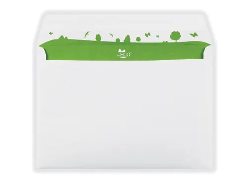 Bong enveloppen beECO 162 x 229 mm zonder venster 500 stuks