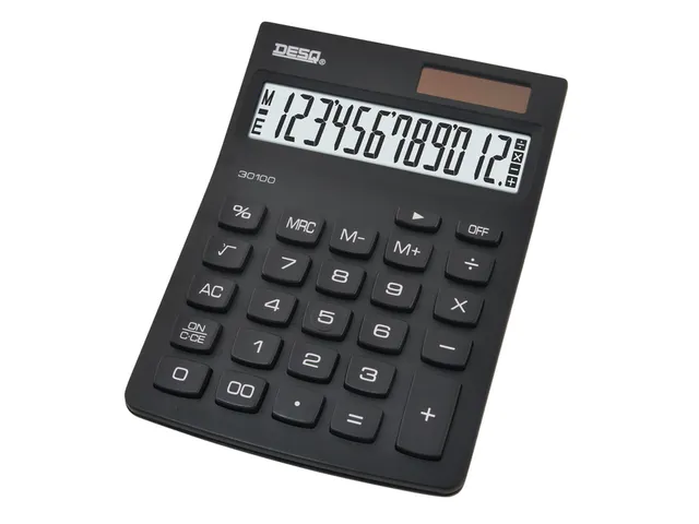 Rekenmachine Desq Compact zwart