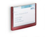 Deurbord Click Sign 149x105mm Rood