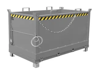 klapbodemcontainer,HxLxB 1145x1040x1845mm,1,5m³,hijsogen,vorksloffen - 2
