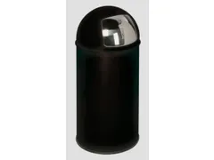 Afvalbak 50 liter hxØ 740x350mm RAL9005 Zwart