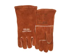 Weldas 179975 lederen lashandschoenen, bruin, maat XL, per 60 paar