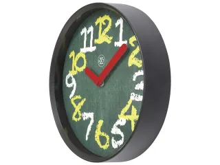 Wandklok NXT dia 30cm Groen Plastic Chalkboard - 4