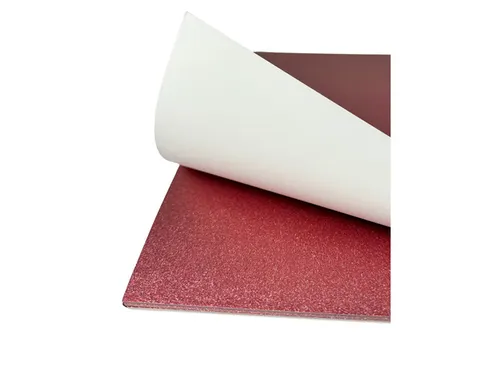 Glitterkarton Kangaro bordeaux 50x70cm pak à 10 vel