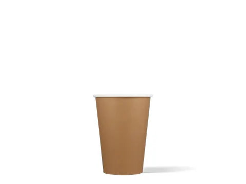 Koffiebeker Karton Kraft Bruin 180ml PE coating 100 Stuks