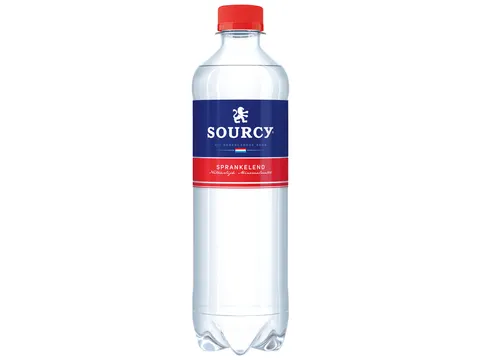Water Sourcy rood petfles 500ml