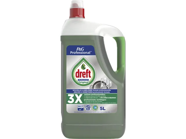 Dreft Professional Original handafwasmiddel fles van 5 liter
