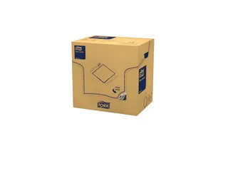 Tork 470251 Soft Dinnerservet 3-laags zwart 39x39cm - 4