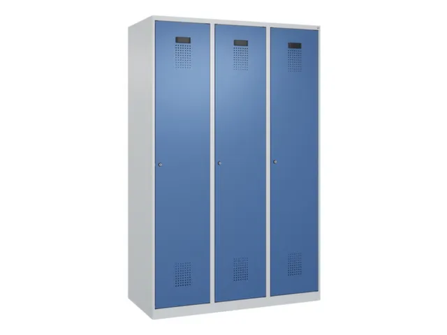 locker voor scheiding van kleding,HxBxD 1850x1200x500mm,3vak