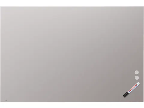 Mat Glasbord 100x150cm Warm Grey rechte hoeken