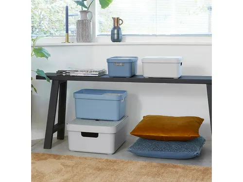 Sigma Home opbergbox 5L wit - 25,2x17,5x12,2cm