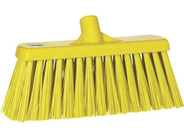 Hygiene 2915-6 Bezem Geel 30cm harde vezels