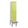 locker voor scheiding van kleding,HxBxD 2120x400x815mm,1vak