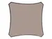 Zonnezeil Vierkant 5x5m Taupe