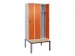 locker voor scheiding van kleding,HxBxD 2120x900x815mm,3vak