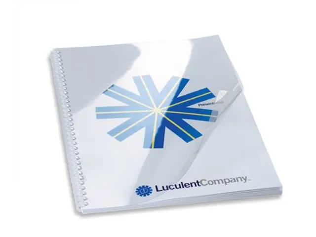 Couverture reliure A4 PVC transparent 250 microns 1000 pièces