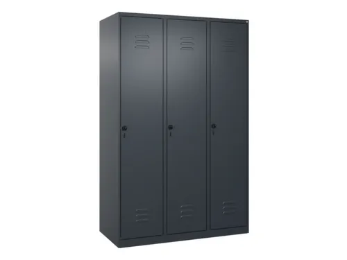 locker voor scheiding van kleding,HxBxD 1850x1200x500mm,3vak
