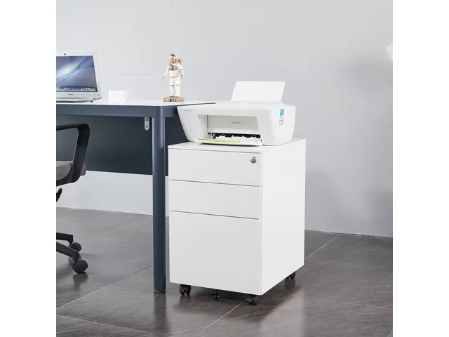 Ladeblok Verrijdbaar Wit