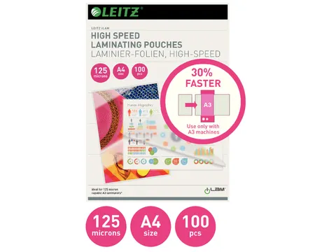 Lamineerhoes Leitz iLAM A4 High speed 125 mic