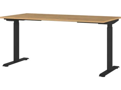 Elektrisch ihv bureau,HxBxD 720-1200x1600x800mm,blad Grandson-eiken