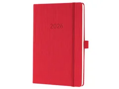 Weekagenda Conceptum A5 2026 (NL/FR/EN/DU) red Hardcover