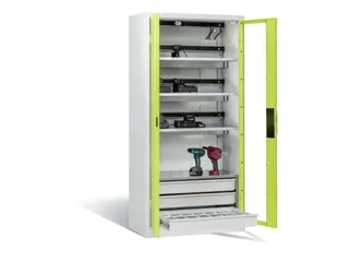 acculaadkast 1950x930x500mm 15stekkerdozen 230V ventilator RDS1108060 - 1
