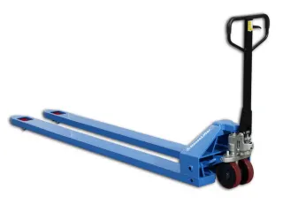pallethefwagen,draagverm. 2000kg,vork L 2500mm,zwenkwielen nylon - 1