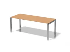 In hoogte verstelbaar bureau,HxBxD 650-850x2000x800mm,blad beuken