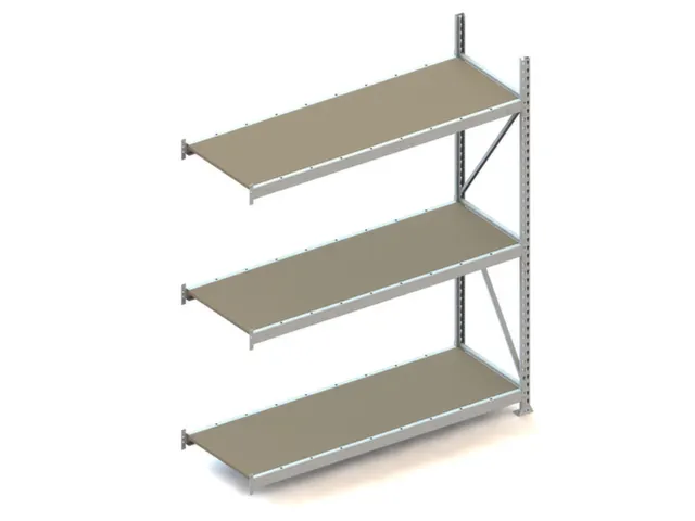 Breedvakstelling Aanbouwveld Hxbxd 2200x1851x650mm 3 Houten Legborden