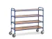bijzetwagen,draagverm. 250kg,4etage(s),laadvl. LxB 1250x470mm