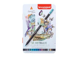 Kleurpotlood Bruynzeel Expression 12 stuks metallic kleuren