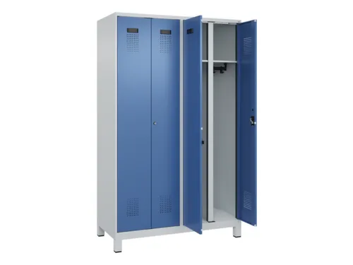 locker voor scheiding van kleding,HxBxD 1950x1200x500mm,4vak