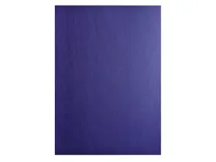 Pak van 100 schutbladen Linnenprint voor A4 bindrug-Donkerblauw