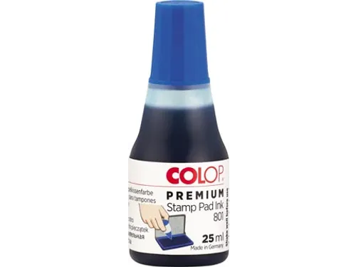 Colop stempelkussen Inkt Blauw 25ml Blister 2 stuks