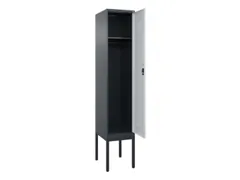 locker,HxBxD 2120x400x500mm,1vak,vak B 400mm,cil.-slot,voetonderstel