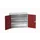universele kast,HxBxD 900x1300x550mm,2xStalen bodem,draaigrendelslot