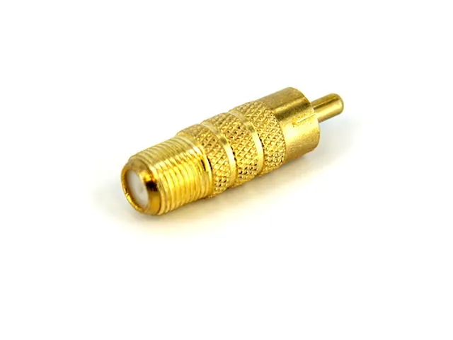 RCA naar Type F coaxiale adapter M/F