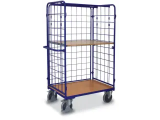 etagewagen,draagverm. 500kg,2etage(s),laadvl. LxB 1200x800mm,houtetage - 2