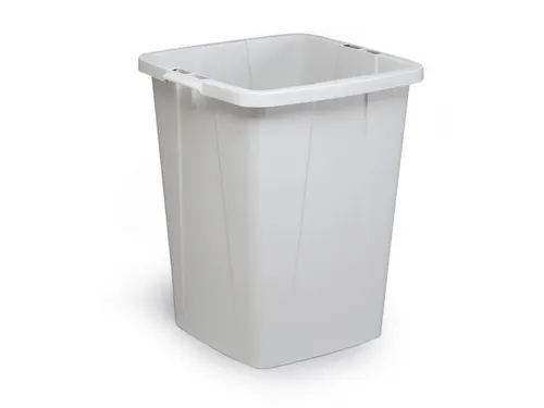 Vierkante Afvalbak Durabin 90 Liter Grijs