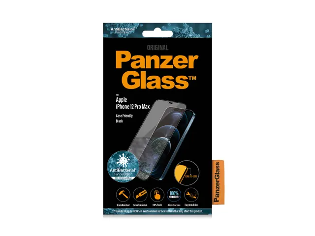 PanzerGlass Screen Protector iPhone 12 Pro Max | Edge-to-Edge, Appl