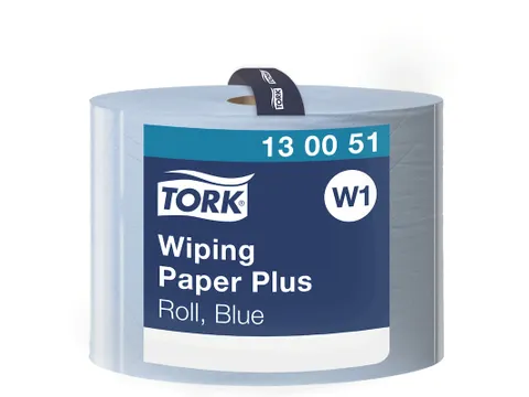 Poetspapier Tork W1 Plus Premium 2-laags 1500 vel blauw 130051