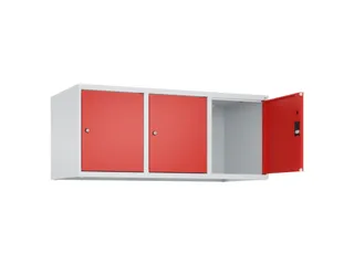 opzetkast,v. locker,3vak.,vak B 400mm,HxBxD 500x1200x500mm,vleugeldeur - 2