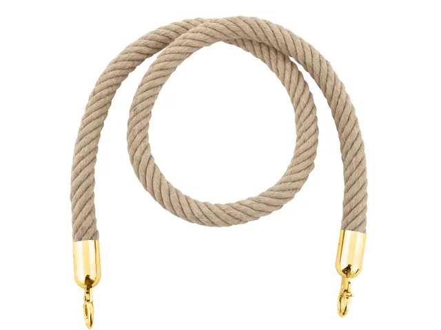 Koord Van Henneptouw Naturel Messing 1.5 Meter