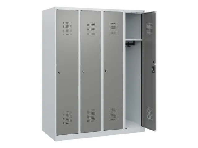 schoollocker,HxBxD 1530x1200x500mm,4vak,vak B 300mm,cil.-slot